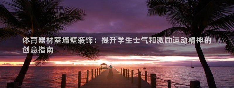 深圳極悅文化傳媒有限公司：體育器材室墻壁裝飾：提升學