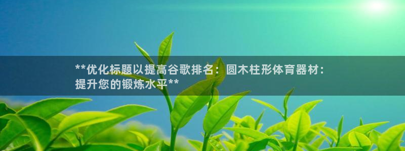 極悅娛樂官網(wǎng)下載：**優(yōu)化標題以提高谷歌排名：圓木柱