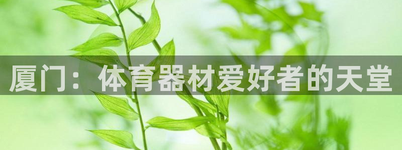 極悅娛樂負責人：廈門：體育器材愛好者的天堂